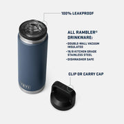 YETI x Collegiate Fandom Collection Bama® 26 oz Rambler® Water Bottle