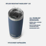 YETI x Collegiate Fandom Collection Nittany Lions® Rambler® 20 oz Tumbler