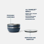 Rambler® 1.6 QT Insulated Low Bowl